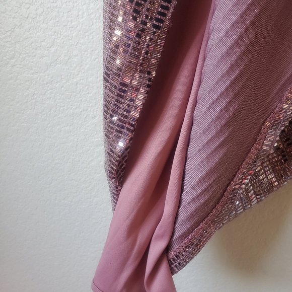 NWT Nightway Pink All Over Sequin Maxi Dress - Picture 11 of 15